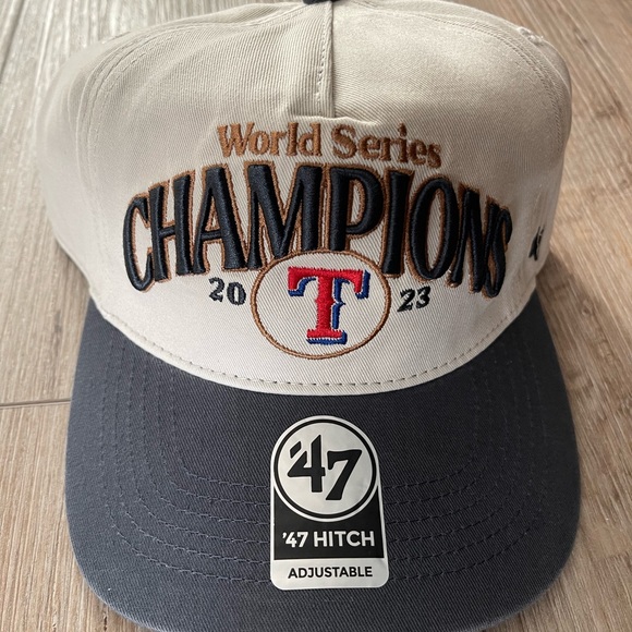 RARE Texas Rangers World Series Champions 47 Brand Hat 2023 - Picture 1 of 5